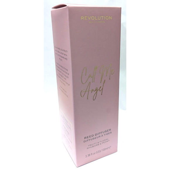 Revolution Beauty London Call Me Angel Home Reed Diffuser Fruity & Floral Peony - Picture 5 of 7